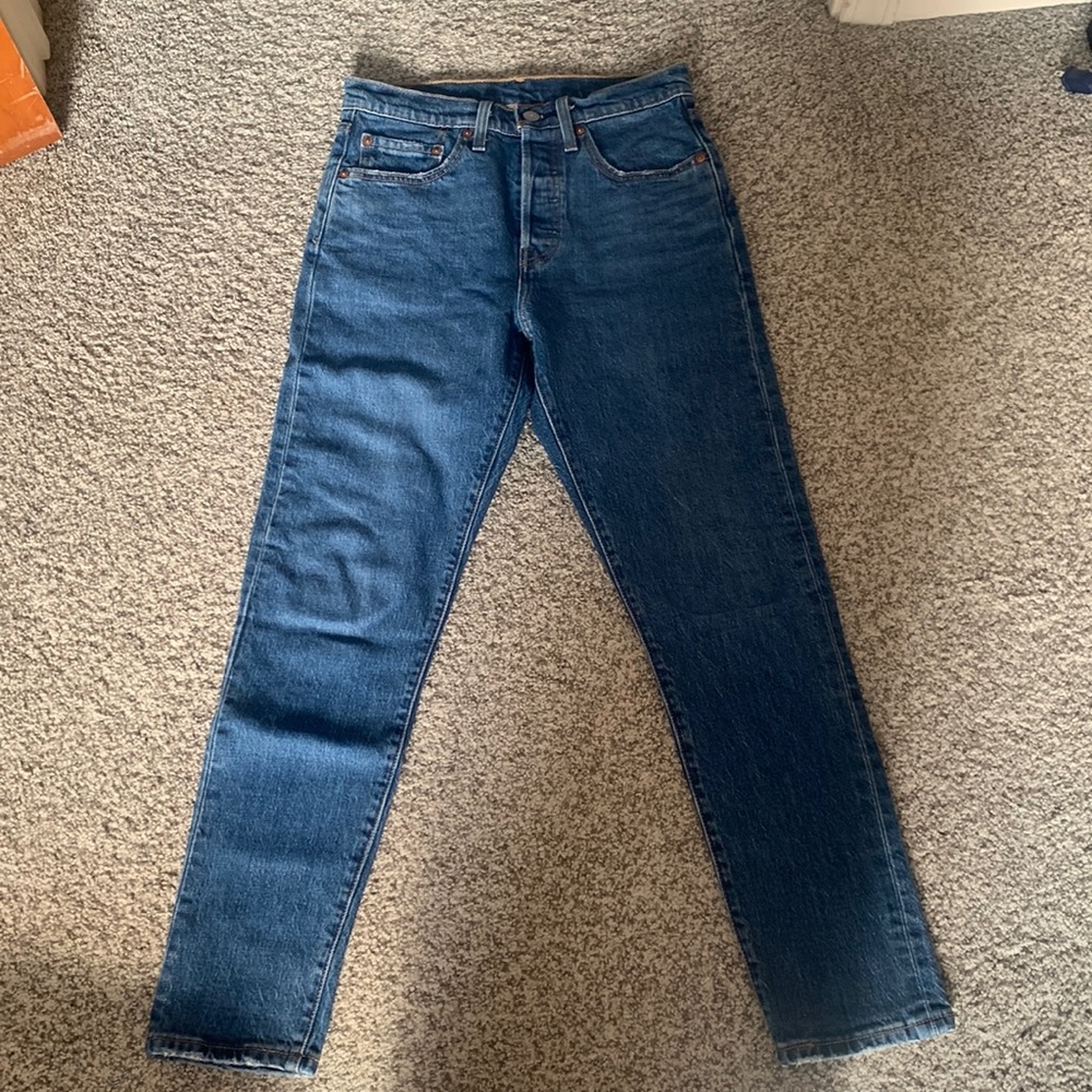 Levi’s Medium Indigo 501 Skinny Jive Jeans